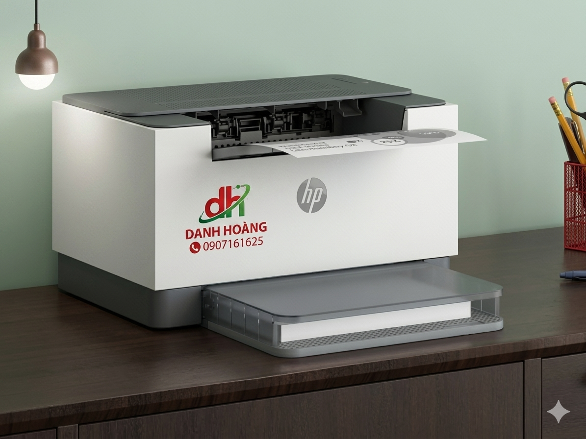 Máy in HP M211d sử dụng hộp mực HP 136A Black LaserJet Toner Cartridge chính hãng.